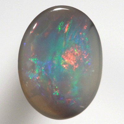 SOLID SEMI BLACK OPAL Bright red over blue
